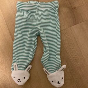 Bunny striped leggings